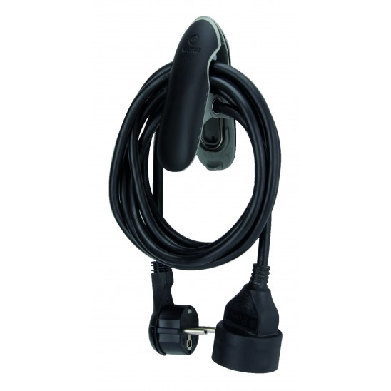 Rallonge 5mètres noire + Clip